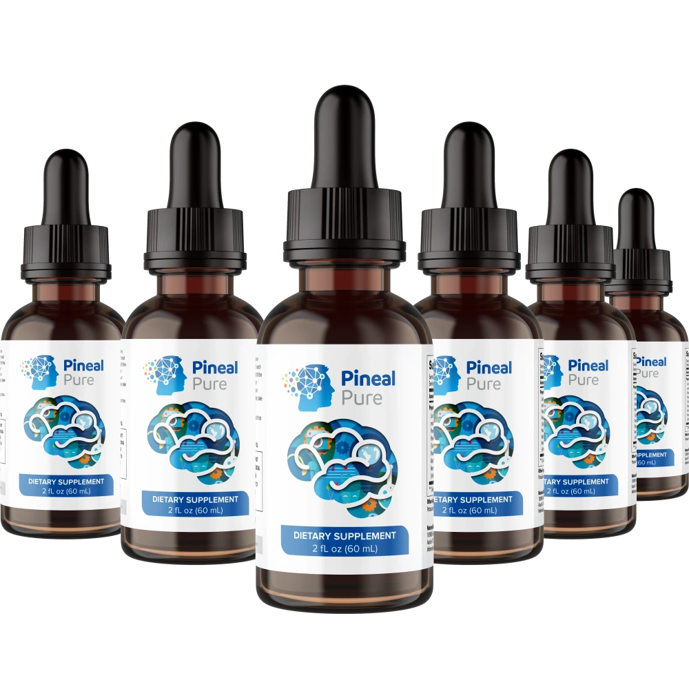 Pineal Pure Advanced Brain Health Supplement Bottles